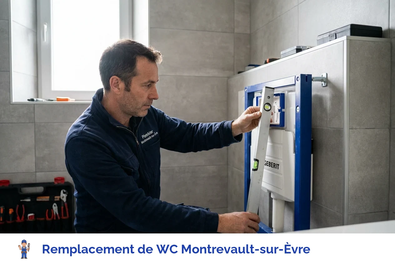 Remplacement de WC à Montrevault-sur-Èvre